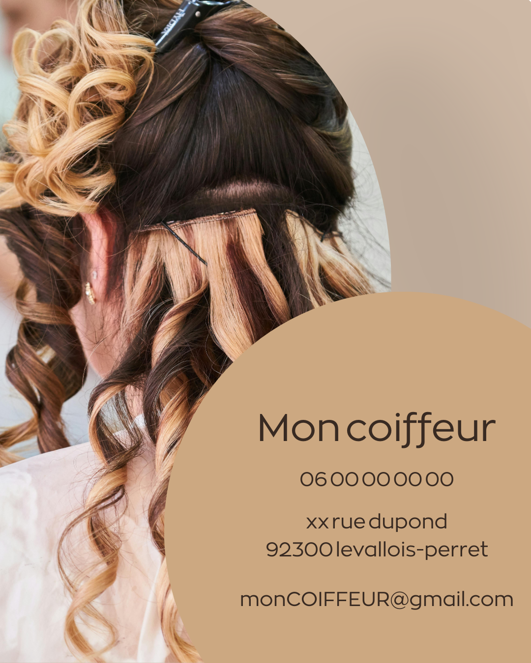 Pack 10 posts Standard / Coiffeur