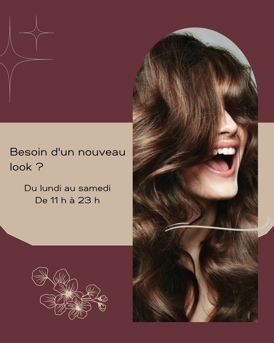 Gagnez du temps avec 10 posts Instagram & Facebook 100% modifiable. Valorisez votre savoir-faire de coiffeur et fidélisez vos clients facilement !