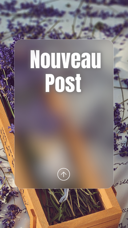 Gagnez du temps avec une story Instagram & Facebook clés en main. Valorisez votre savoir-faire et fidélisez vos clients facilement !